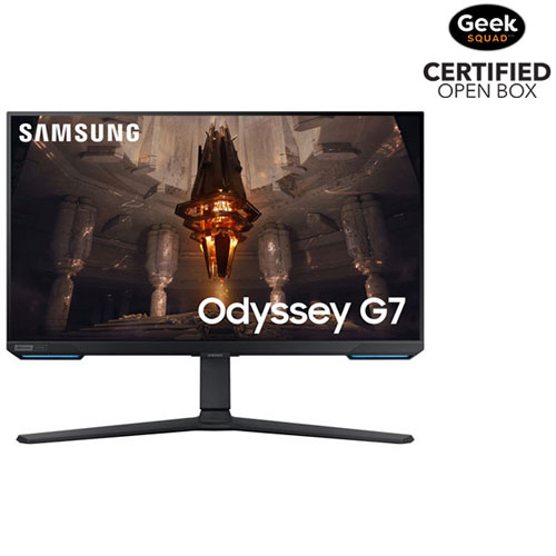 Open Box - Samsung 32" 4K Ultra HD 144Hz 1ms GTG IPS Gaming Monitor - Black