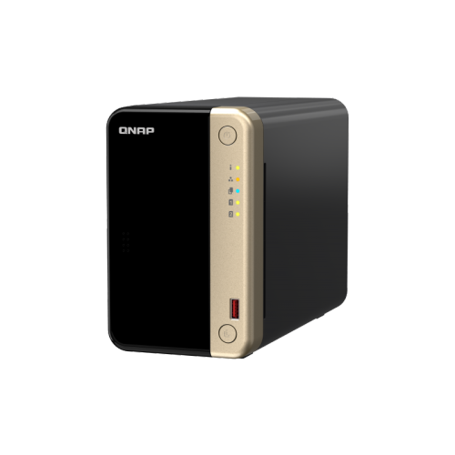 QNAP TS-264-8G-US 2 Bay High-Performance Desktop NAS with Intel Celeron Quad-core Processor, M.2 PCIe Slots and Dual 2.5GbE Network Connectivity