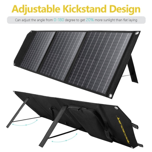 ROCKSOLAR Weekender MAX PRO 250W Portable Power Station + 60W Foldable Solar Panel Solar Generator Kit