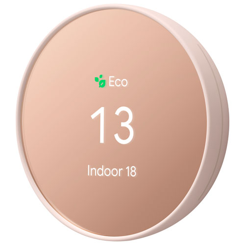 Image 2 of 5.. Google Nest Wi-Fi Smart Thermostat - Sand
