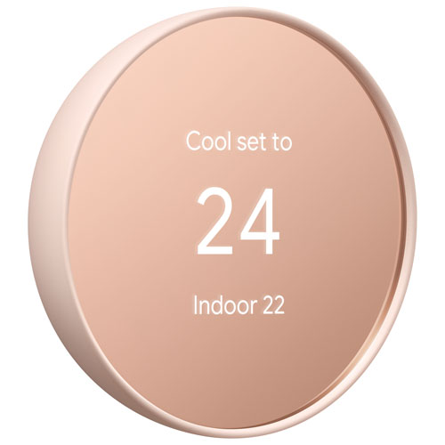 Image 4 of 5.. Google Nest Wi-Fi Smart Thermostat - Sand