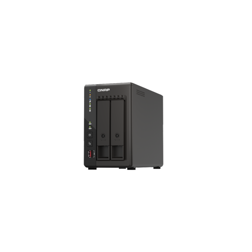 QNAP TS-253E-8G-US 2 Bay High-Performance Desktop NAS with Intel Celeron Quad-core Processor, 8 GB DDR4 RAM and Dual 2.5GbE Network Connectivity