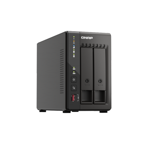QNAP TS-253E-8G-US 2 Bay High-Performance Desktop NAS with Intel Celeron Quad-core Processor, 8 GB DDR4 RAM and Dual 2.5GbE Network Connectivity