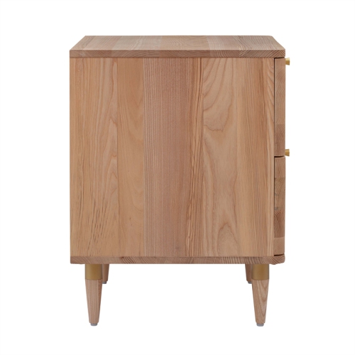 TOV Furniture Carmen Cane Wooden Nightstand