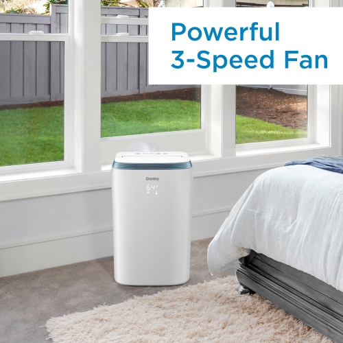 Climatiseur portable Danby DPA080HE3WDB-6 12500 BTU en Blanc