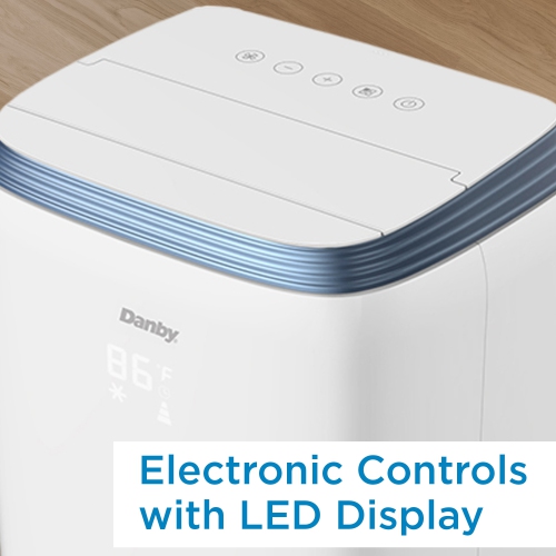 Climatiseur portable Danby DPA080HE3WDB-6 12500 BTU en Blanc
