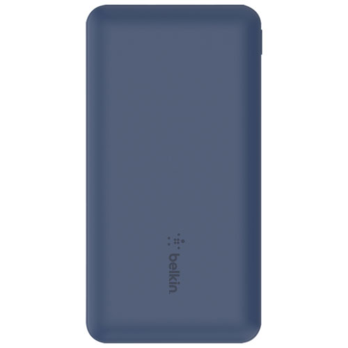 Chargeur portable à deux ports USB de 10000 mAh de Belkin - Bleu