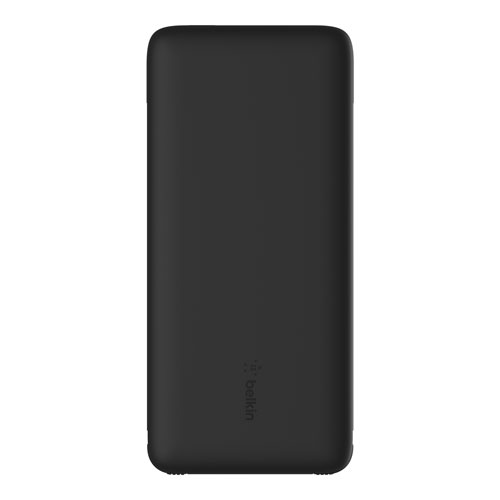 Belkin BoostCharge 10k mAh Power Bank with Lightning Cable & USB-C Cable - Black