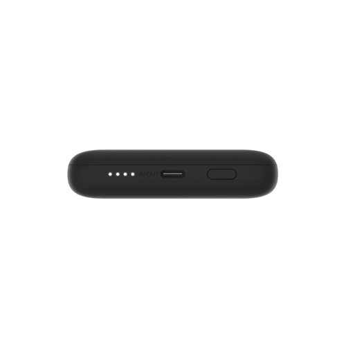 Belkin BoostCharge 10k mAh Power Bank with Lightning Cable & USB-C Cable - Black