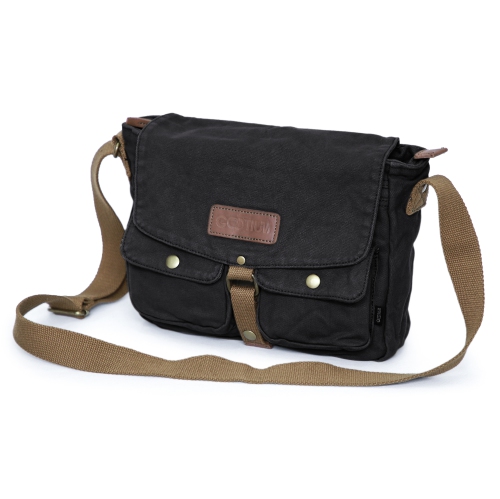 Gootium Canvas Messenger Bag - Vintage Crossbody Shoulder Bag Military  Satchel