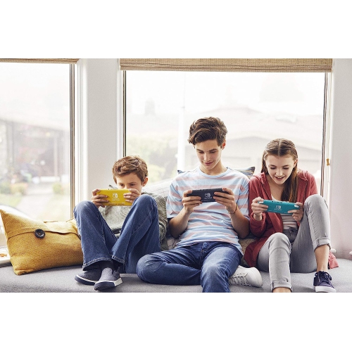 Nintendo Switch Lite version turquoise boîte ouverte