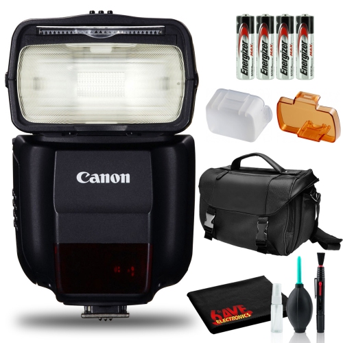 Canon Speedlite 430EX III-RT (Intl Model) with AA Batteries and