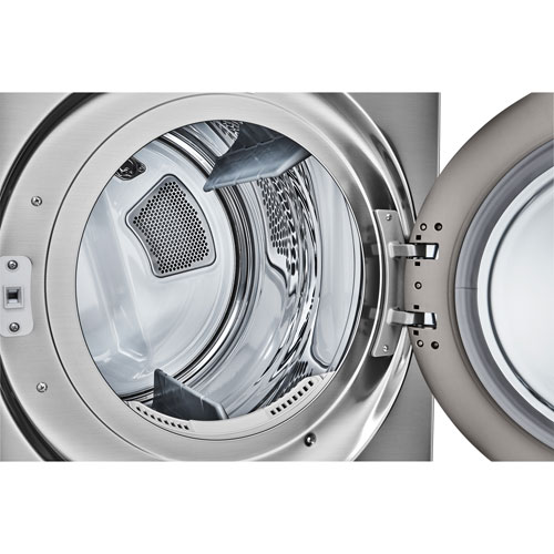 LG 7.4 Cu. Ft. Gas Steam Dryer (DLGX5501V) - Graphite Steel
