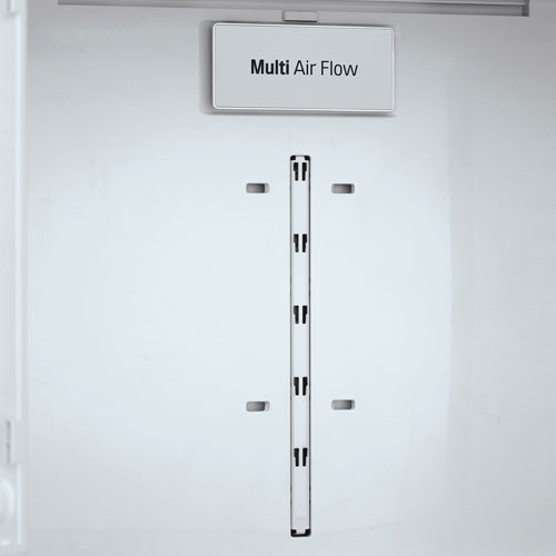 Réfrigérateur à deux portes 27,7 pi³ 36 po avec distributeur d'eau et de glaçons de LG - Inox noir