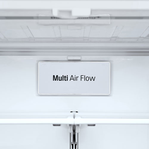 Réfrigérateur à deux portes 27,7 pi³ 36 po avec distributeur d'eau et de glaçons de LG - Inox noir