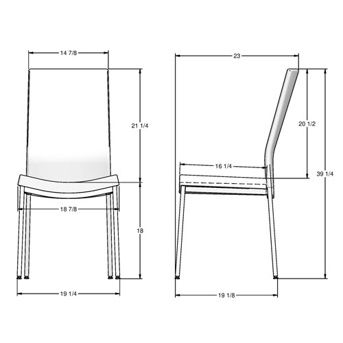 Torres Contemporary Polyester Dining Chair - Light Grey Woven/Black