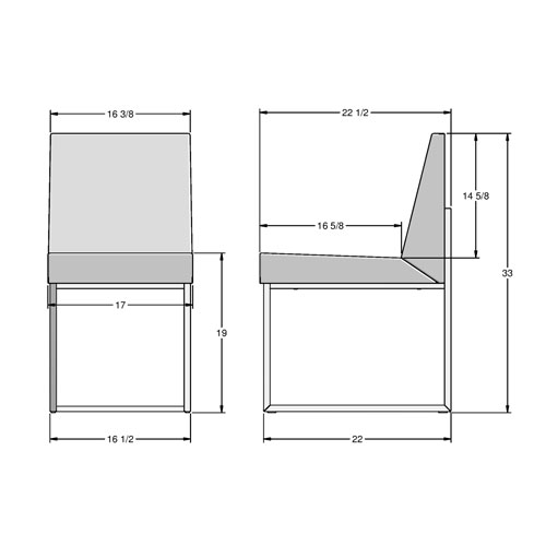 Derry Traditional Polyester Dining Chair - Light Grey/Grey
