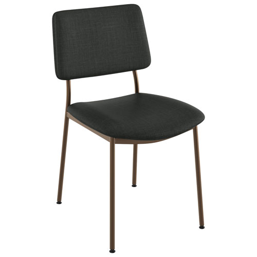 Sullivan Contemporary Polyester Dining Chair - Black/Bronze