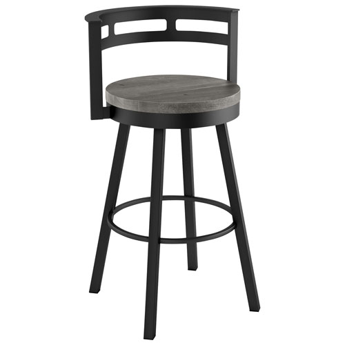 Vector Transitional Counter Height Barstool - Grey/Black