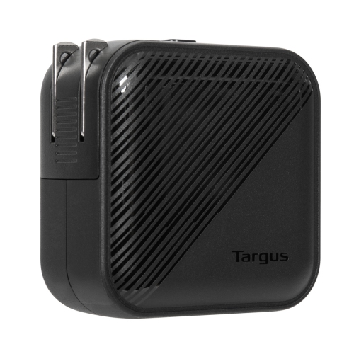 Targus 65W GaN Wall Charger w/1×USB-C, 1×USB-A ports; 4 travel plugs
