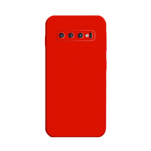 PANDACO Soft Shell Matte Red Case for Samsung Galaxy S10