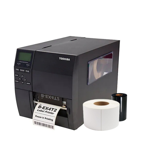 Image 1 of 2.. Toshiba Tec B-EX4T2, thermal transfer / Direct thermal, USB, Ethernet, Label printer