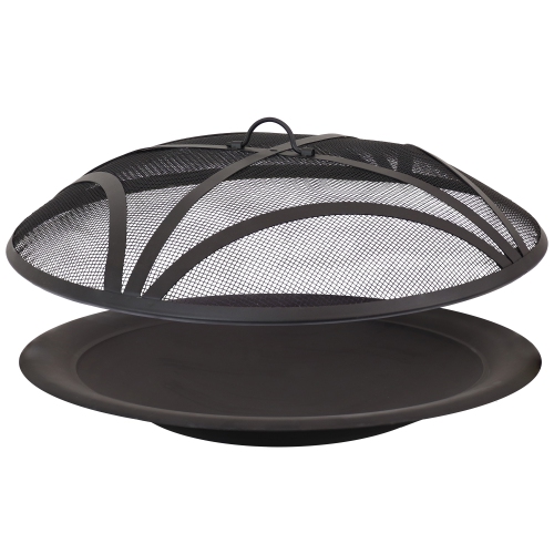 Sunnydaze 39 in Classic Elegance Replacement Fire Pit Bowl and Spark Screen