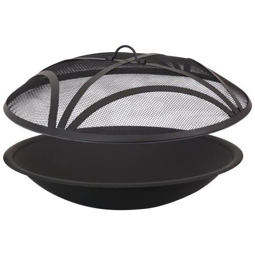 Sunnydaze 23 in Classic Elegance Replacement Fire Pit Bowl and Spark Screen