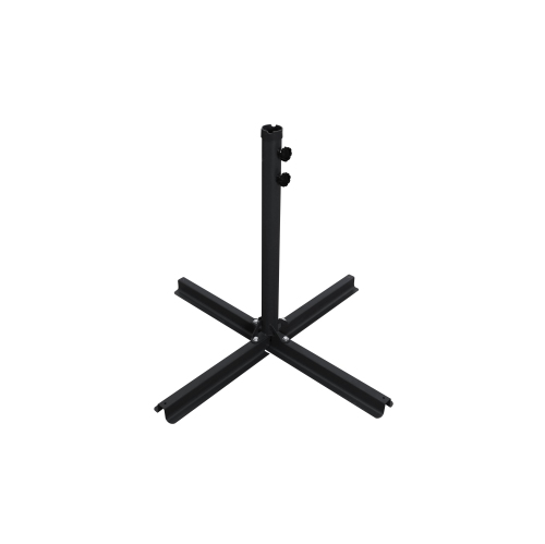 10' Tilting Offset Umbrella in UV-Protected Polyester - Black