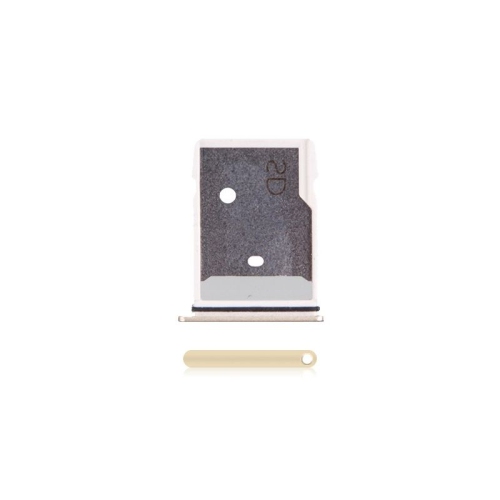ESOURCE PARTS  Replacement Micro-Sd Sim Card Tray Compatible for Htc M10 (Gold)