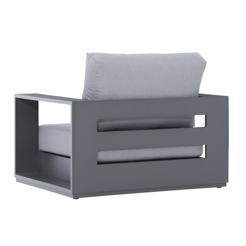 Deko Living Ficarazzi Outdoor Sofa Chair Set & Coffee Table 