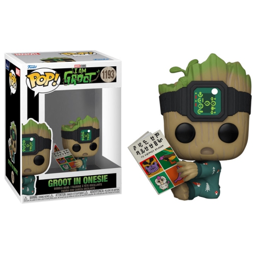Funko Pop! Marvel I Am Groot Vinyl Bobble-Head Groot in Onesie #1193