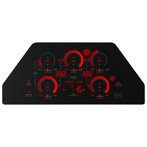Cafe 30" 5-Element Electric Cooktop - Stainless Steel
