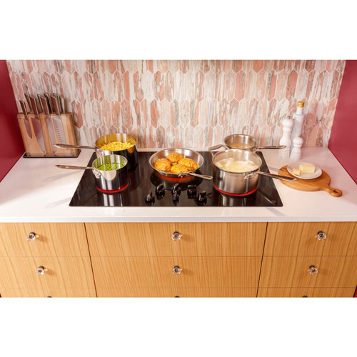 GE 30" 5-Element Electric Cooktop - Stainless Steel