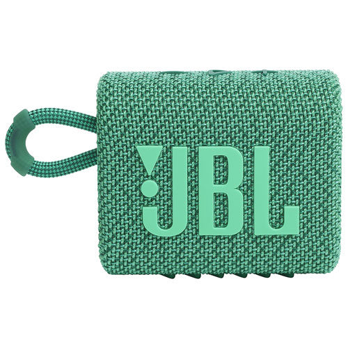 JBL Go 3 Eco Waterproof Bluetooth Wireless Speaker - Green