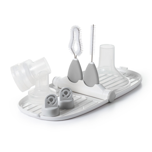 Oxo Tot - Breast Pump Parts Drying Rack With Detail Brushes