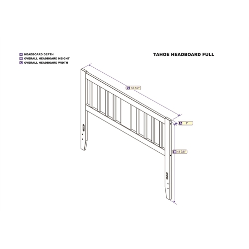 Tahoe Full Headboard in Espresso