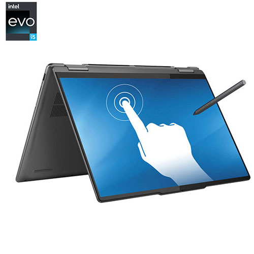 Lenovo Yoga 7i Convertible 16" - I7-1360P, 16 Go RAM, 1 To SSD, Win 11, écran Tactile 2.5K, Gris