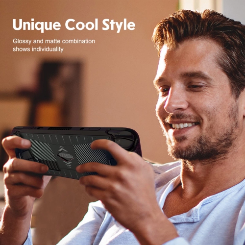 Case for Steam Deck, Protective Case for Steam Deck TPU Cover Case Compatible with Steam Deck, Shock-Absorption, Non-Slip Anti-Scratch Design Cover