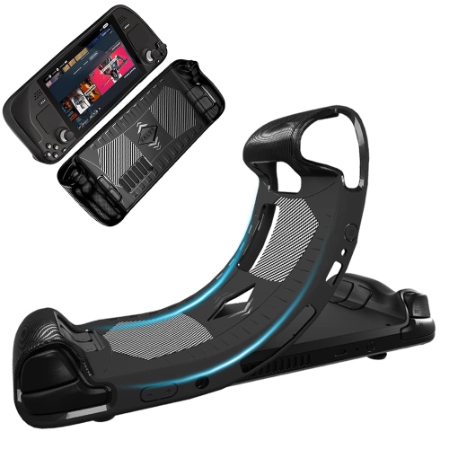 HLD  Upgraded New 2022 Protective Case for Steam Deck, Tpu Soft Durable Shockproof Non-Slip Anti-Collision Protector for Steam Deck Cover Accessories