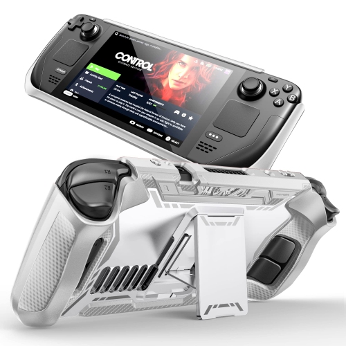 Blade Series Case for Steam Deck 2022 with Kickstand, TPU Grip Shock Protective Cover Accessories, Heat Dissipation Friendly, Anti-Slip &