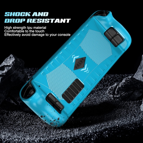 Steam Deck TPU Protective Case Shockproof Shell Soft Non-Slip Cover Durable Full Protection Scratch Resistant Anti Fingerprint Skin with Ergonomics