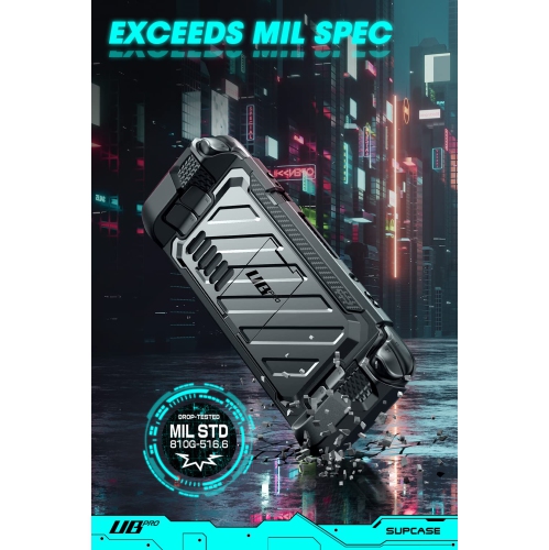 Unicorn Beetle Pro Series Case for Steam Deck, Dockable Rugged Protective Case Compatible with Steam Deck (Dark)