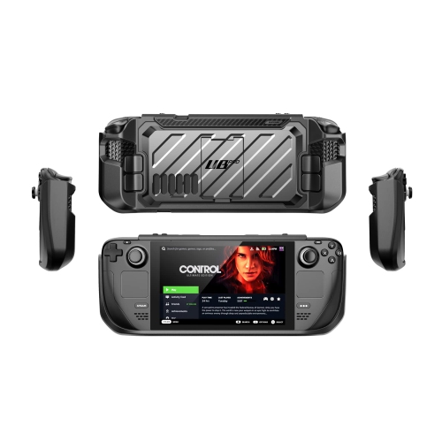 Unicorn Beetle Pro Series Case for Steam Deck, Dockable Rugged Protective Case Compatible with Steam Deck (Dark)