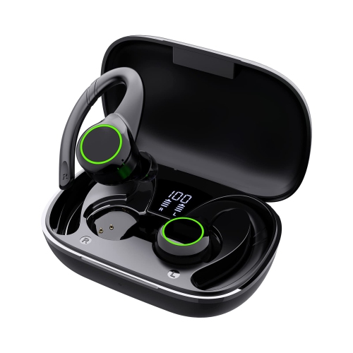 HLD  Wireless Earbuds Bluetooth V5.2 Earbuds Built-In 4 Mic Bluetooth Headphones In-Ear Stereo Wireless Earphones 64H Total Playtime \w Charging Case