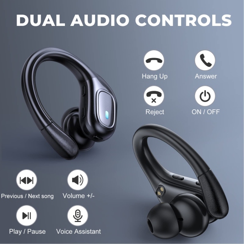 Wireless Earbuds,Ture Wireless Bluetooth 5.3 Earbuds,75H Playtime IPX7 Waterproof Headphones with Charging Case & CVC 8.0 Noise Cancelling Mic in-Ear
