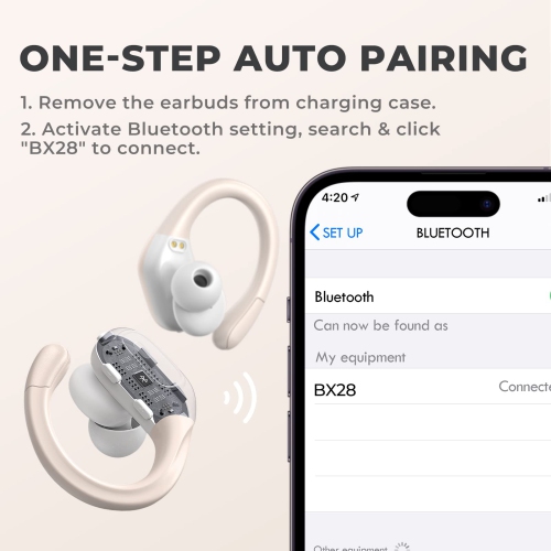 Wireless Earbuds Bluetooth 5.3 Earbuds, 75H Playtime IPX7 Waterproof Headphones Ture Wireless Bluetooth Earbuds with LED Digital Display Mic Earphone