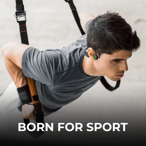 Bone Conduction Headphones, Running Headphones Open Ear Headphones with Cool Smart Breathing Light, IPX7 Waterproof Sweatproof Workout Headphones