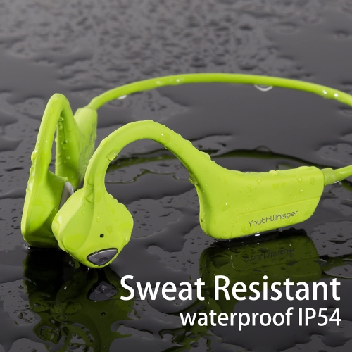 Bone Conduction Headphones Bluetooth - Headset Wireless with Microphones, Open-Ear, Lightweight Sweat-Proof for Sports Running Fitness Yoga