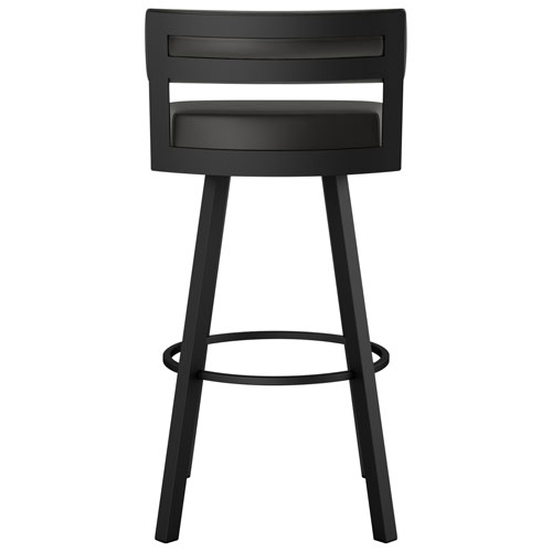 Travis Contemporary Counter Height Barstool - Black